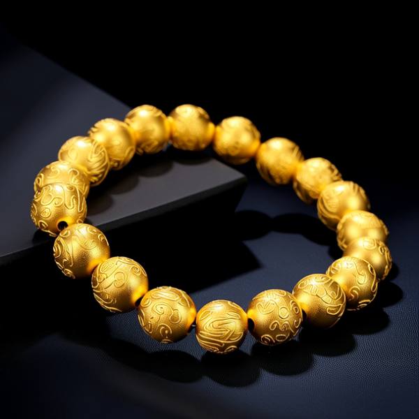 黄金手串图片