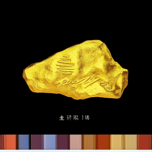 金矿石标本图片