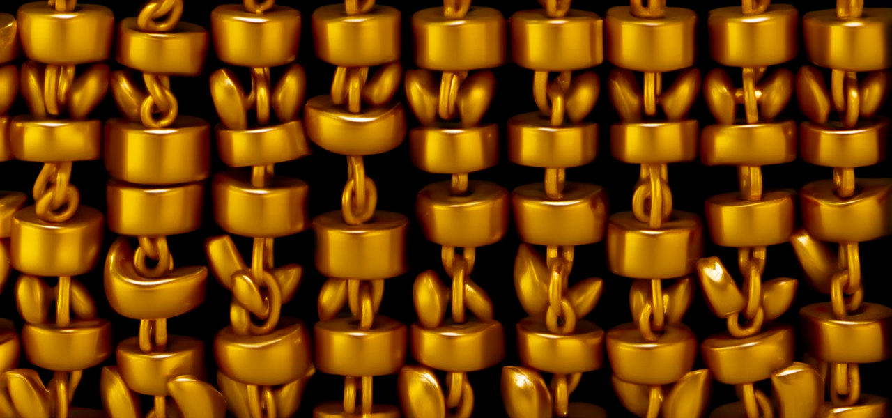 黄金的吊坠样式图