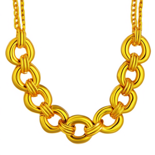 黄金项链图片真实