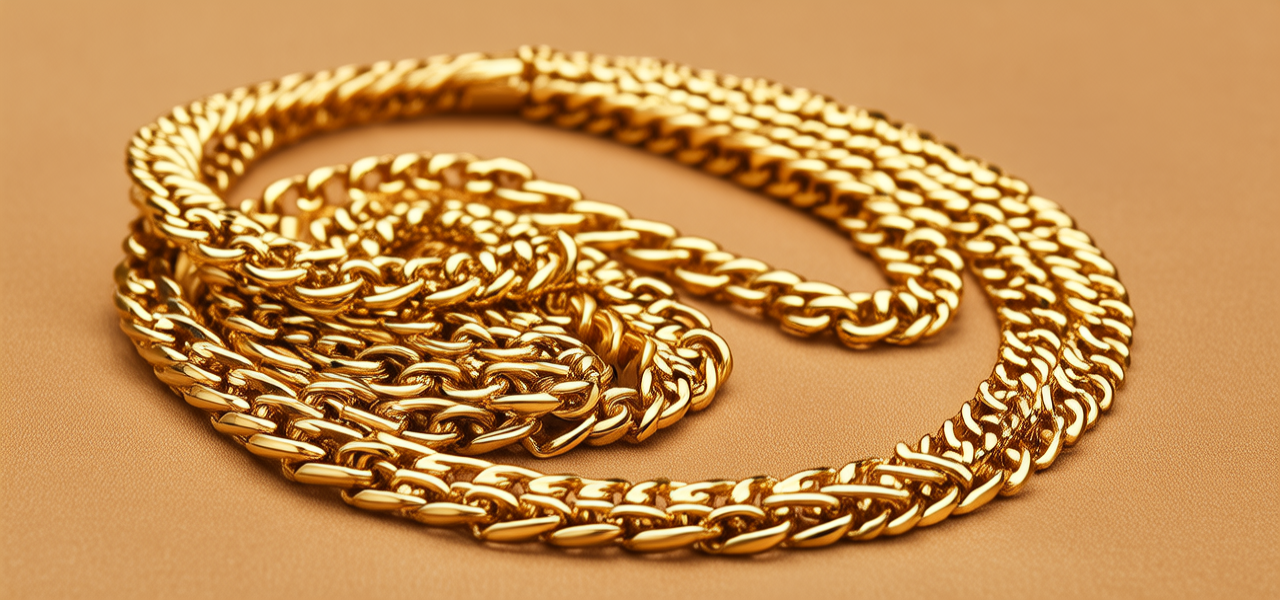 22k金项链图片