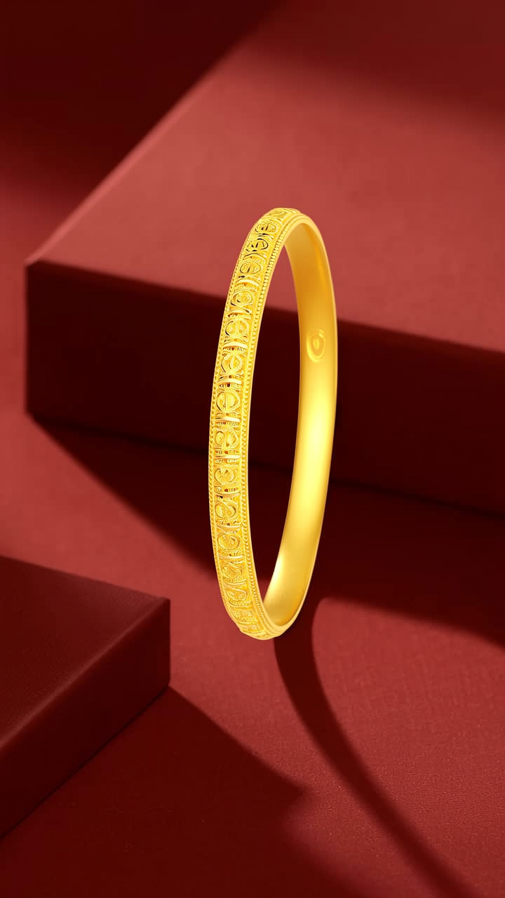 30克黄金手镯图片
