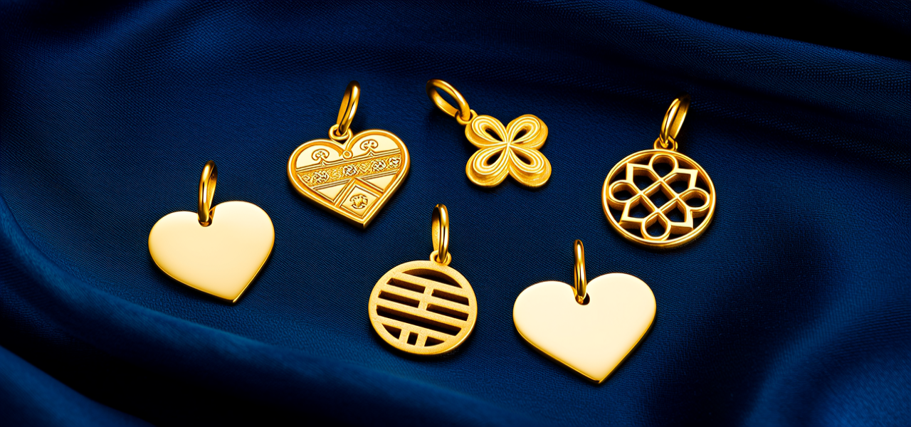 黄金小吊坠图片大全