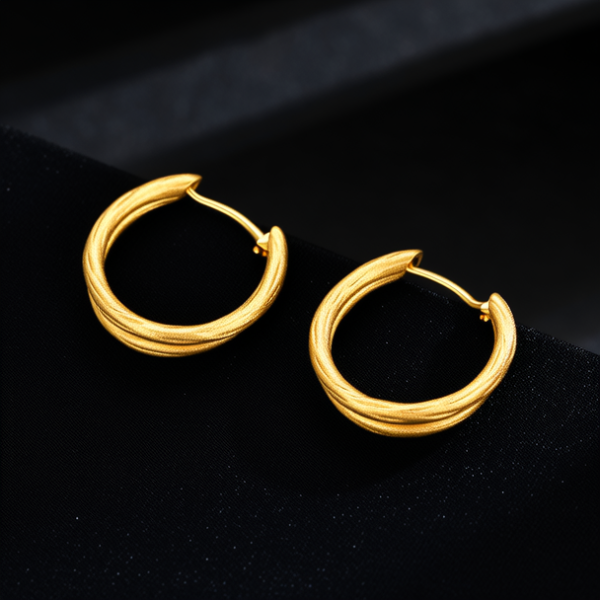 2克或3克金耳环图片